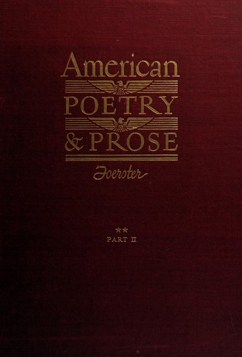 American poetry and prose