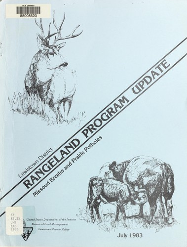 Rangeland program update