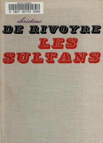 Les sultans by Christine de Rivoyre cover