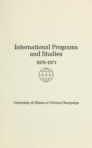 International programs and studies