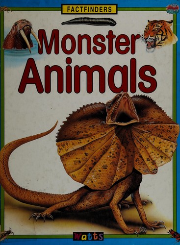 Monster Animals (Factfinders) by Nicola Wright cover