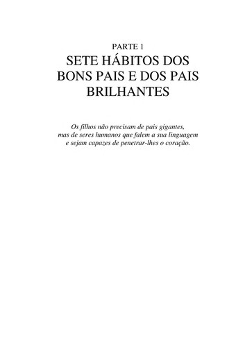 Pais brilhantes, professores fascinantes