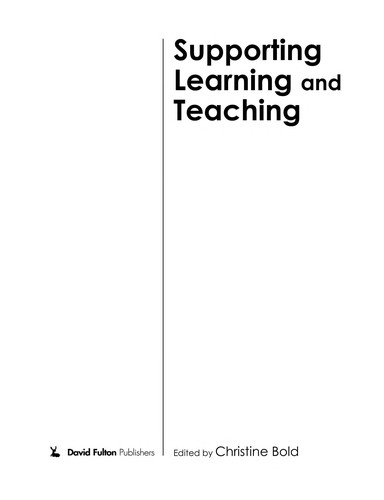 Supporting learning and teaching