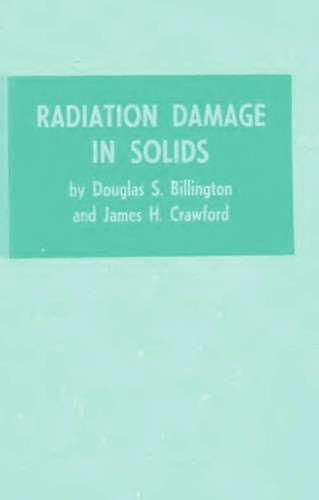 Radiation damage in solids