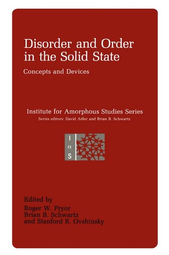 Disorder and Order in the Solid State