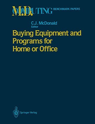 Buying equipment and programs for home or office
