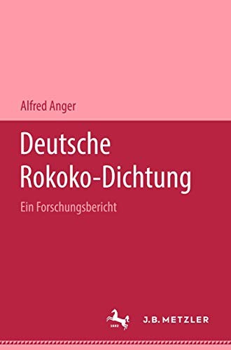 Deutsche Rokoko-Dichtung by Alfred Anger cover