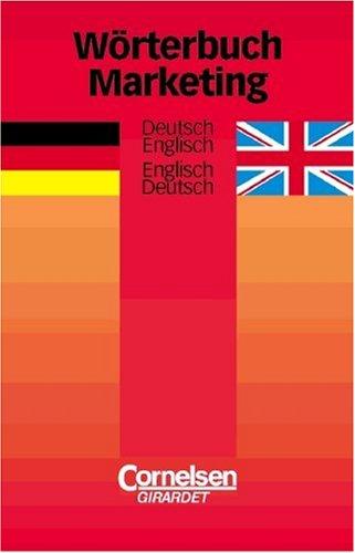Wörterbuch Marketing. Deutsch- Englisch / Englisch- Deutsch by Mike Barowski cover