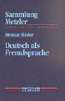 Deutsch Als Fremdsprache (Sammlung Metzler) by Dietmar Rosler cover