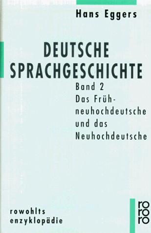 Deutsche Sprachgeschichte 2 by Eggers cover