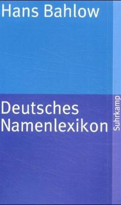 Deutsches Namenlexikon (German Edition) by  cover