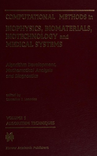 Computational Methods in Biophysics, Biomaterials, Biotechnology and Medicampnystems