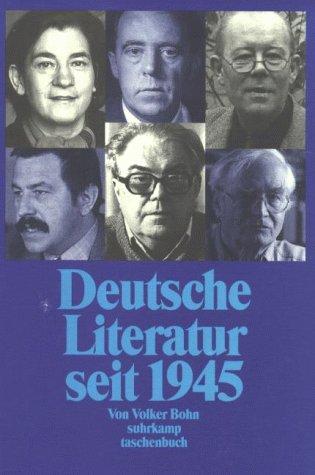 Deutsche Literatur seit 1945. Texte und Bilder by Volker Bohn cover