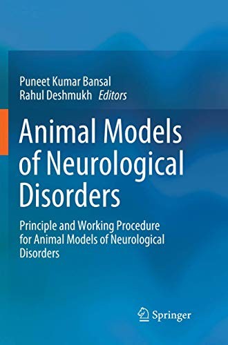 Animal Models of Neurological Disorders by Puneet Kumar Bansal, Rahul Deshmukh cover