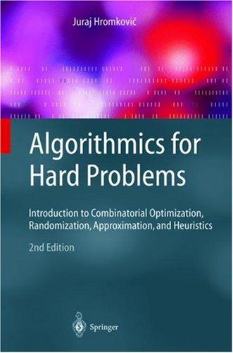 Algorithmics for hard problems