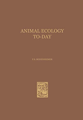 Animal ecology to-day