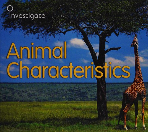 Animal characteristics by Sue Barraclough cover