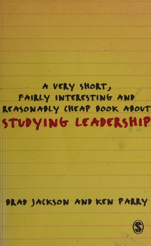 A very short, fairly interesting and reasonably cheap book about studying leadership