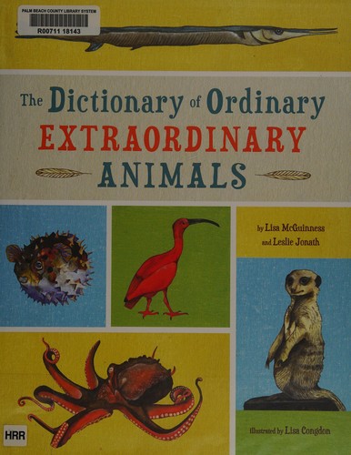 The dictionary of ordinary extraordinary animals by Lisa McGuinness cover