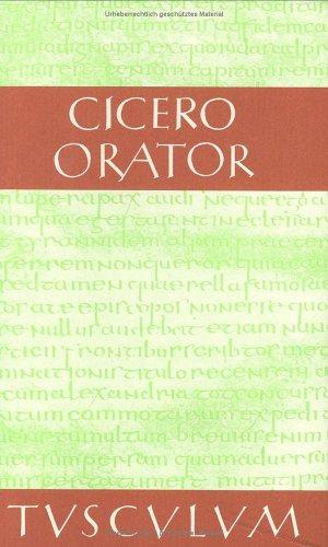 Orator. Lateinisch und deutsch by Cicero cover