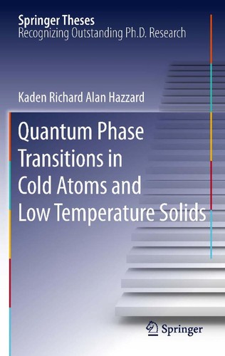Quantum Phase Transitions in Cold Atoms and Low Temperature Solids