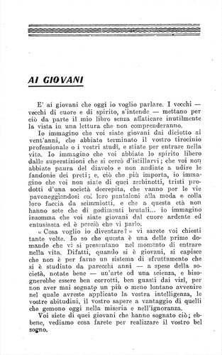 Ai Giovani