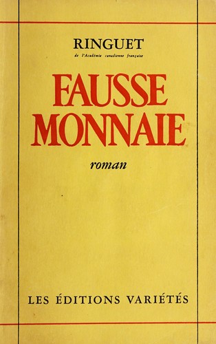 Fausse monnaie by Ringuet cover