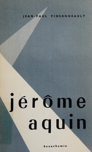 Jérome Aquin by Jean Paul Pinsonneault cover