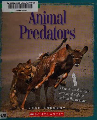 Animal predators by Josh Gregory cover