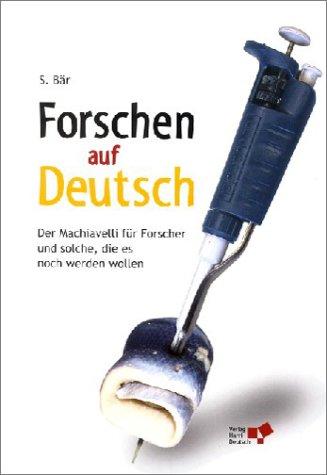 Forschen auf Deutsch by Siegfried Bär cover
