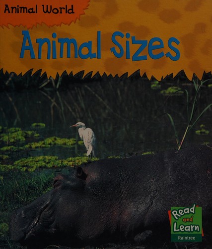 Animal sizes by Patricia Whitehouse cover