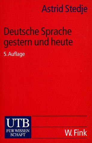 Deutsche Sprache by Astrid Stedje cover