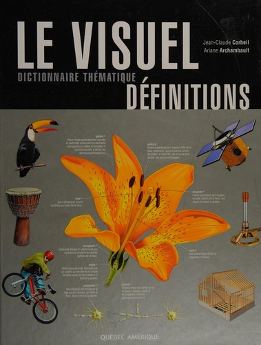 Le visuel définitions by Jean-Claude Corbeil cover