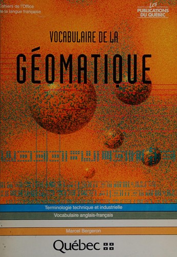 Vocabulaire de la géomatique