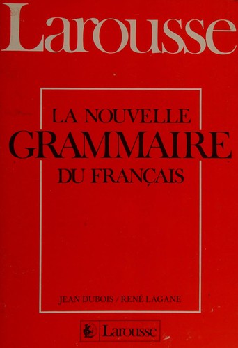 La nouvelle grammaire du français by Jean Dubois cover