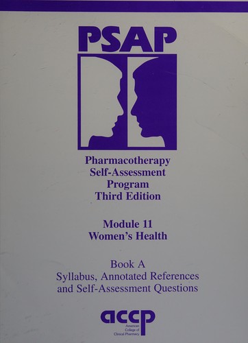 PSAP, pharmacotherapy self-assessment program