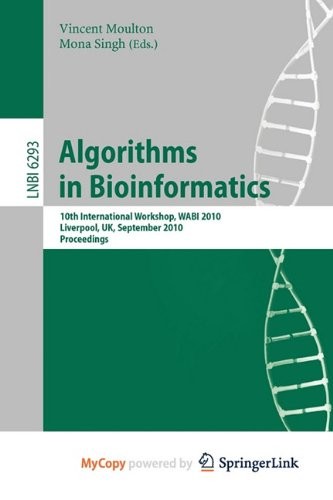 Algorithms in Bioinformatics