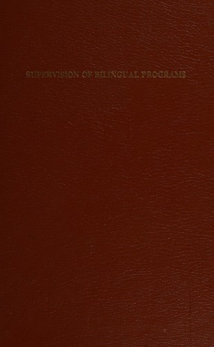 Supervision of bilingual programs