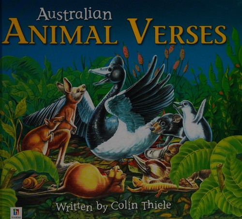 Australian animal verses by Colin Thiele cover