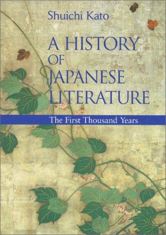 A History of Japanese Literature