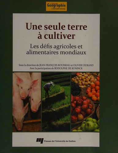 Une seule terre à cultiver