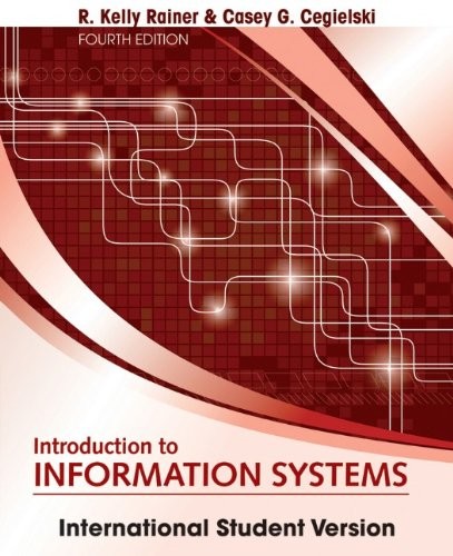 Introduction to Information Systems.