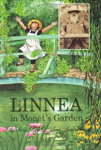 Linnea in Monet's garden