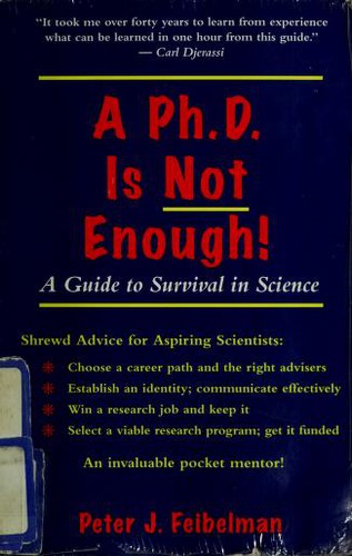 A Ph.D. is not enough