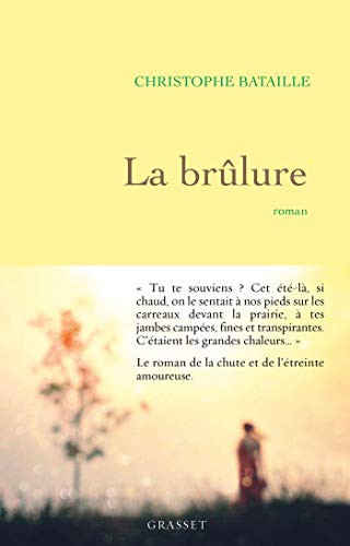 La brûlure by Christophe Bataille cover