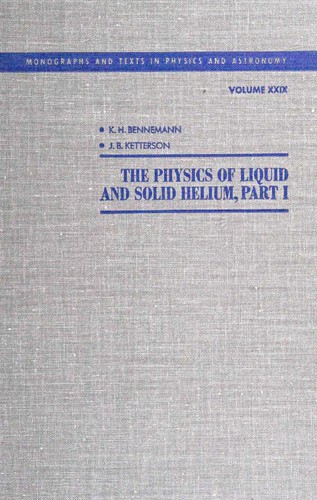 The Physics of liquid and solid helium