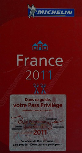 France 2011 by Manufacture française des pneumatiques Michelin cover
