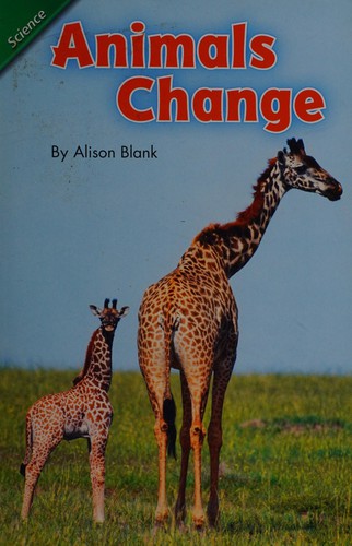 Animals change by Alison Blank cover