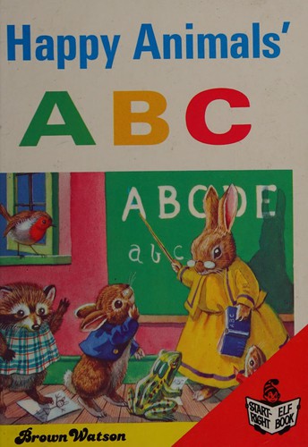 Happy animals' ABC by Helen Wing cover