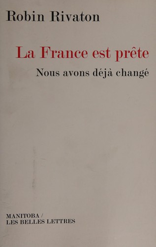 La France est prête by Robin Rivaton cover